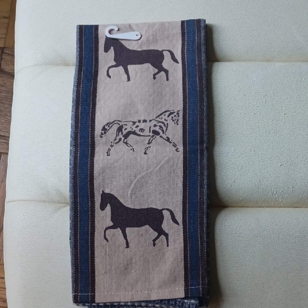 Equestrian Themed Kitchen Towel